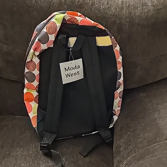 Moda West Cute Dots Backpack - Picture 2 of 2